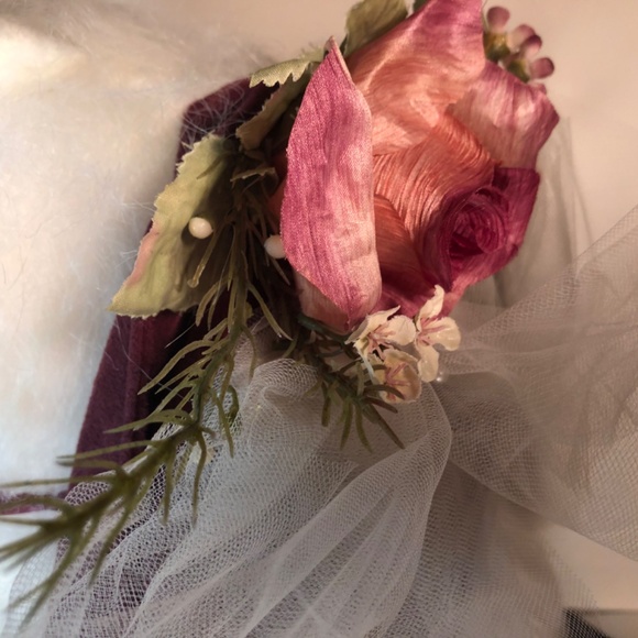 14” Angora Cat Figure/Doorstop Fluffy soft sculpture Custom Made - Picture 10 of 16